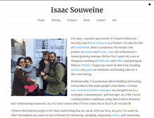 Tablet Screenshot of isouweine.com